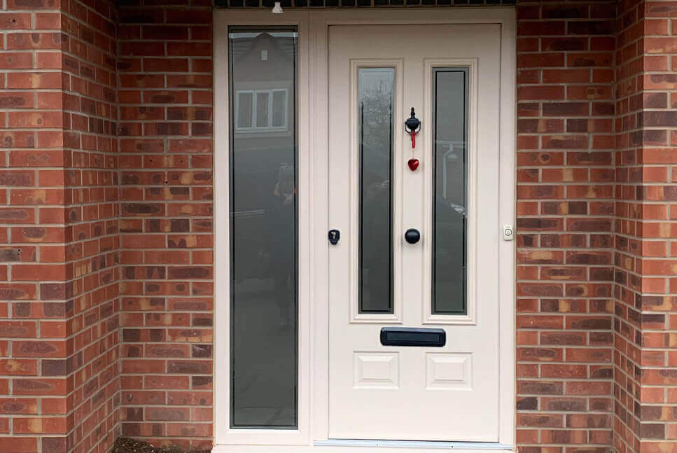 white door